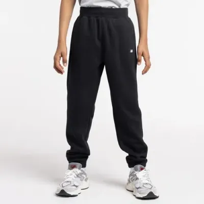 New Balance Boys   Classic Fleece Pants In Black/white