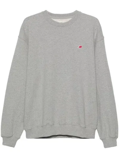 New Balance Sweatshirts In Grey