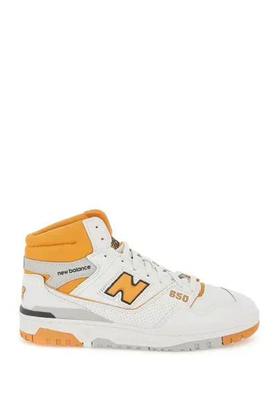 New Balance 650 Sneakers In White,yellow