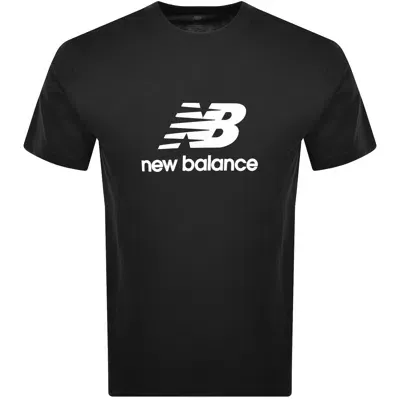 New Balance Sport Essentials Logo T Shirt Black