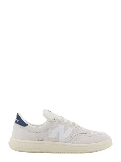 New Balance Suede And Leather Sneakers In Beige