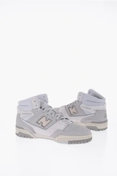 New Balance Ton-on-ton Leather High Top Sneakers In Multi