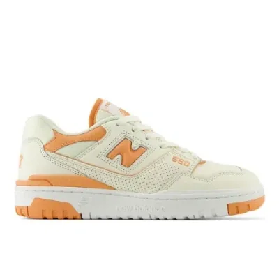 New Balance 550 Basketball Sneaker In Beige/orange/white