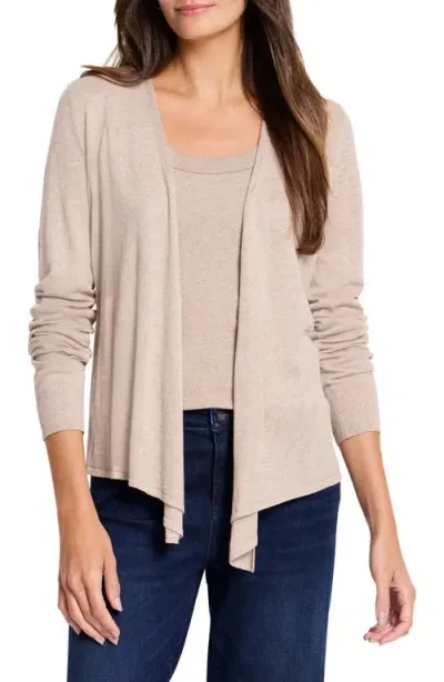 Nic + Zoe Nic+zoe All Year 4-way Convertible Cardigan In Malt