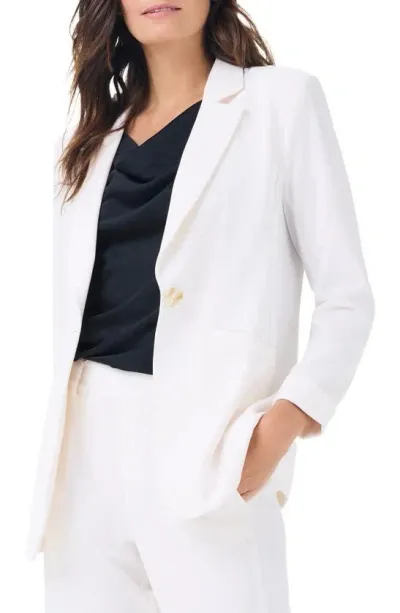 Nic + Zoe Avenue Cuffed Blazer In Classic Cream