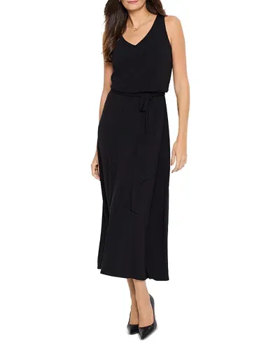 Nic + Zoe Nic+zoe Bianca Popover Dress In Black Onyx