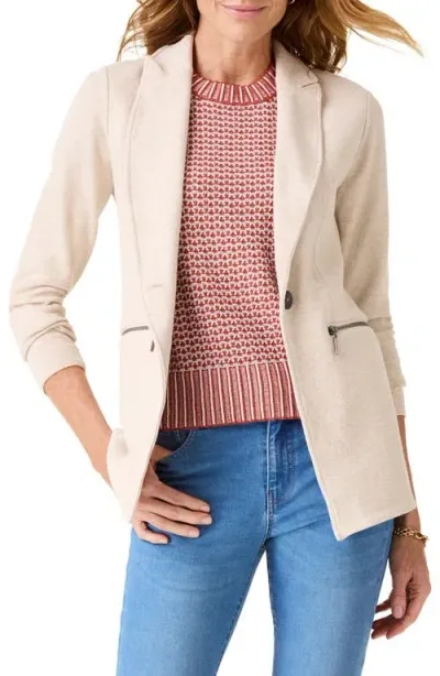 Nic + Zoe Nic+zoe Knit Blazer In Neutral Mix