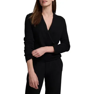 Nic + Zoe Nic+zoe Luxe Cashmere Cardigan In Caviar