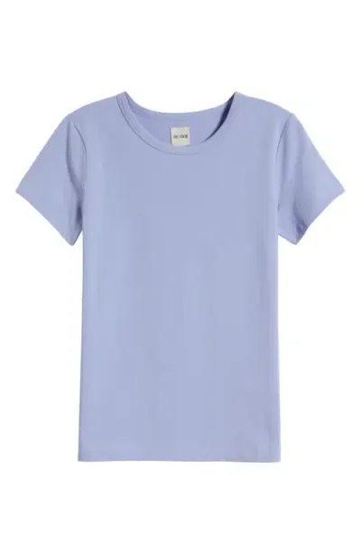 Nic + Zoe Nic+zoe Perfect Crewneck T-shirt In Hyacinth