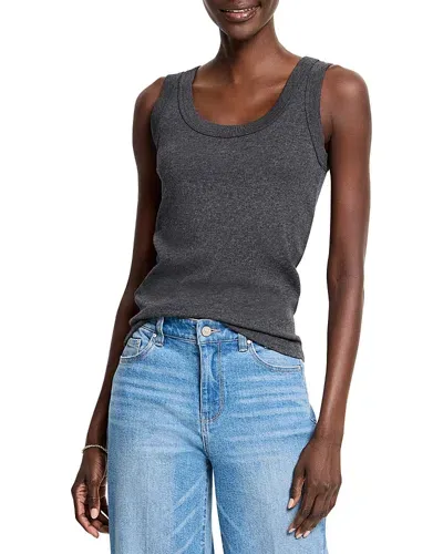 Nic + Zoe Nic+zoe Perfect Knit Tank In Charcoal Heather