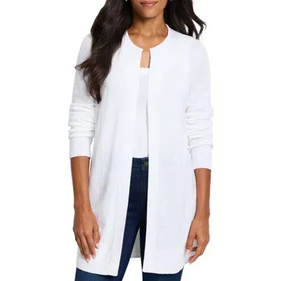 Nic + Zoe Nic+zoe Perk Up Cardigan In Paper White