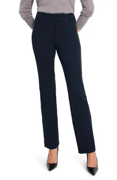 Nic + Zoe Nic+zoe Plaza Demi Bootcut Ankle Pants In Dark Indigo