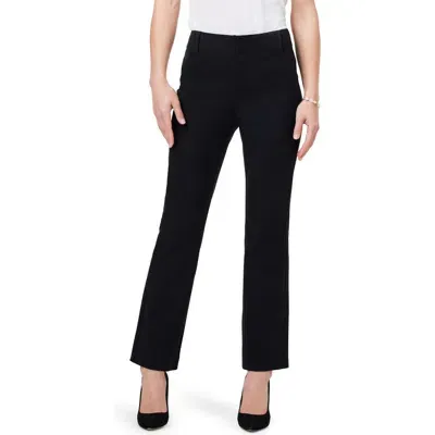 Nic + Zoe Nic+zoe Plaza Demi Stretch Bootcut Pants In Black Onyx