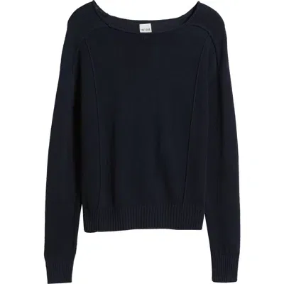 Nic + Zoe Nic+zoe Seamed Up Sweater In Dark Indigo