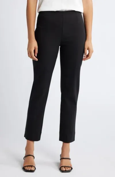 Nic + Zoe Nic+zoe Seasonless Ankle Pants In Black Onyx