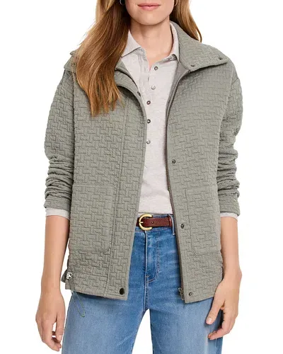 Nic + Zoe Nic+zoe Throw On Quilted Jacket In Dark Olive