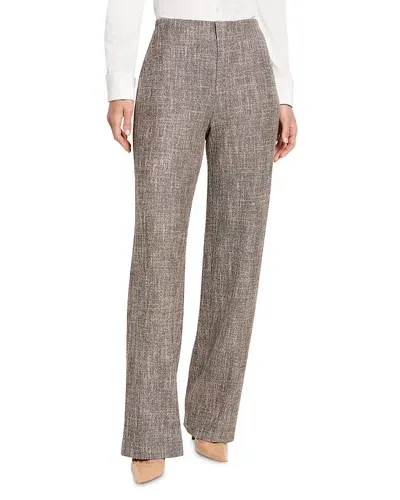 Nic + Zoe Nic+zoe Tweed City Wide Leg Pants In Neutral Mix