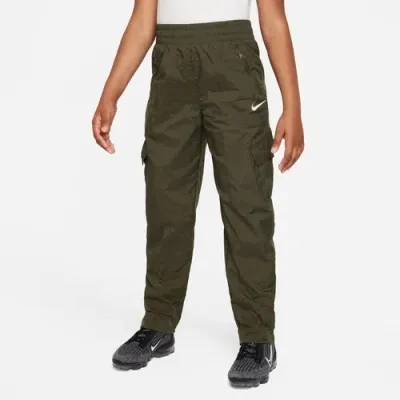 Nike Kids' Girls   Nsw Woven Hr Cargo Pants Odp In Khaki