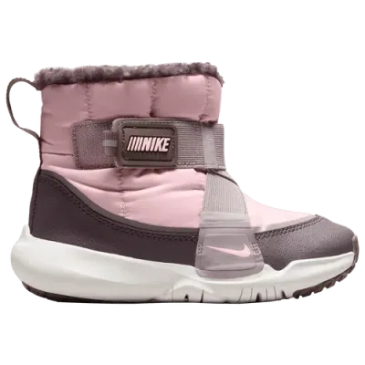 Nike Kids'  Flex Advance Slip-on Snow Boot In Pink