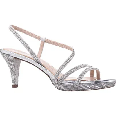 Nina Bo Slingback Sandal In Silver