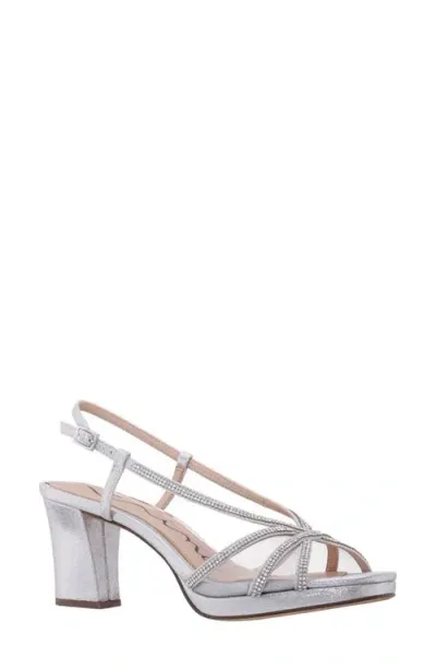 Nina Bonney Sandal In Silver