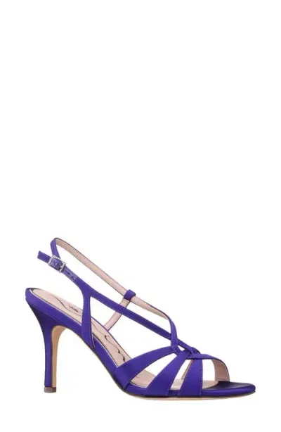 Nina Valley Slingback Sandal In Midnight Plum