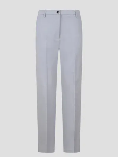 Nine In The Morning Deep Palazzo Trousers In Pink & Purple