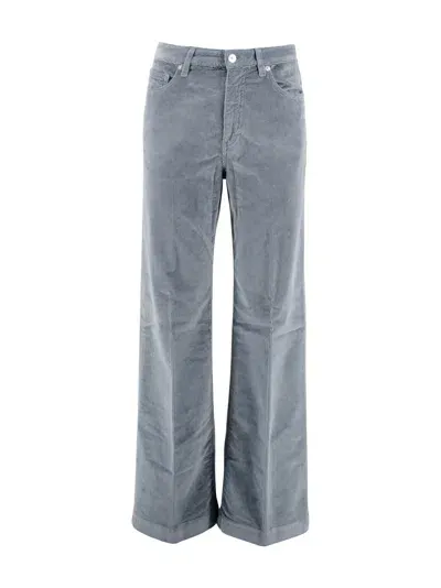 Nine In The Morning Enna Palazzo Trousers In Gray