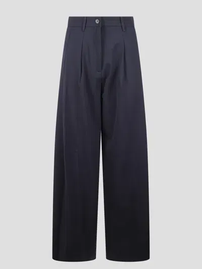 Nine In The Morning Petra Trousers In Blue