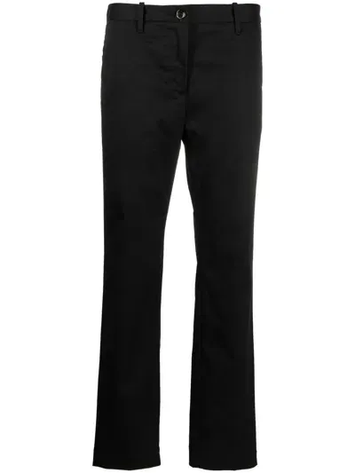 Nine In The Morning Straight-leg Logo-patch Trousers In Black