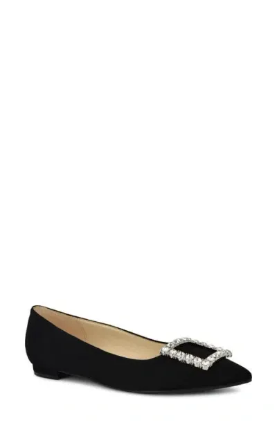 Nine West Jesikes Pointed Toe Flat In Black