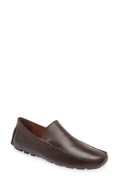 Nordstrom Fletcher Driving Loafer In Brown Chocolate