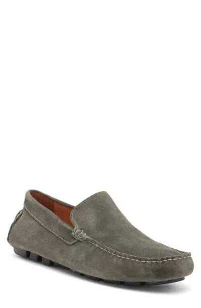 Nordstrom Fletcher Driving Loafer In Grey Steel