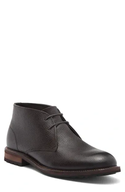 Nordstrom Payton Mini Lug Pebbled Leather Chukka Boot In Brown Dark