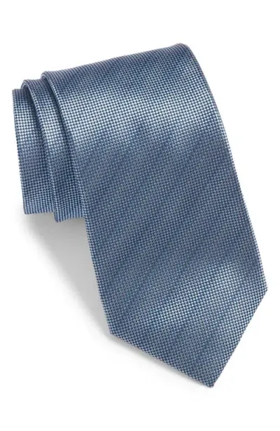 Nordstrom Tonal Stripe Silk Tie In Blue