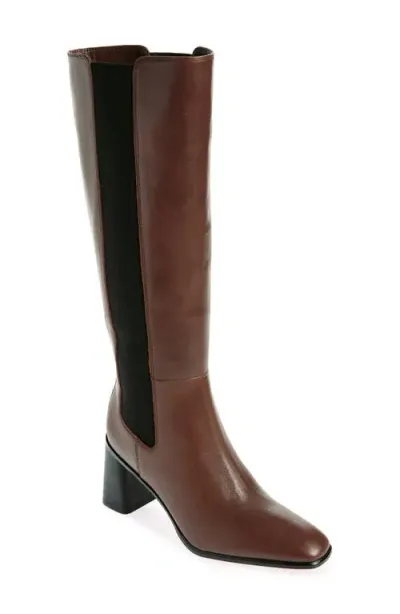 Nordstrom Tyra Tall Knee High Boot In Brown Coffee