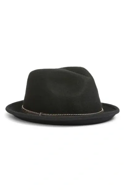 Nordstrom Wool Felt Pork Pie Hat In Black