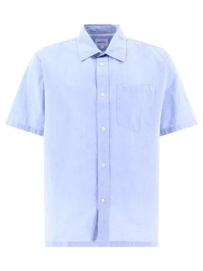 Norse Projects Ivan Relaxed Shirts In Blue