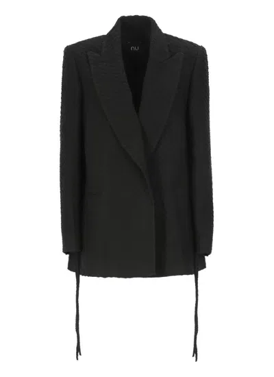 Nu Virgin Wool Jacket In Black