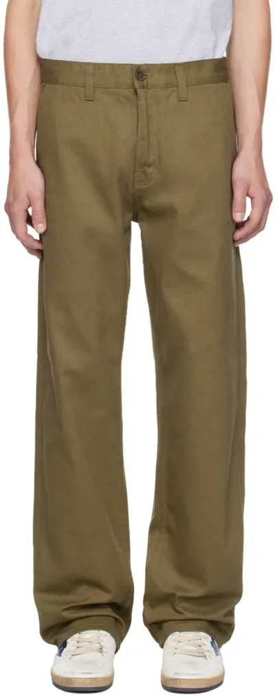 Nudie Jeans Green Tuff Tony Trousers