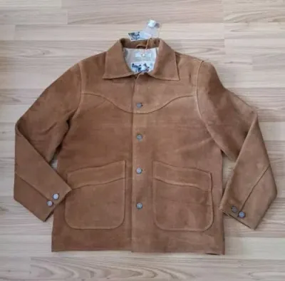 Pre-owned Nudie Jeans Wildleder Lederjacke Jacke Muddy Nubuck Jacket - Camel M In Braun (camel)