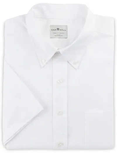 Oak Hill Pinpoint Dress Shirt In White