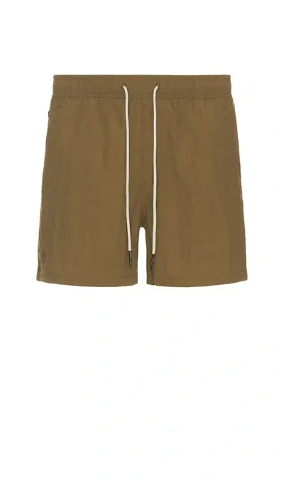 Oas Nylon Swim Shorts In Green