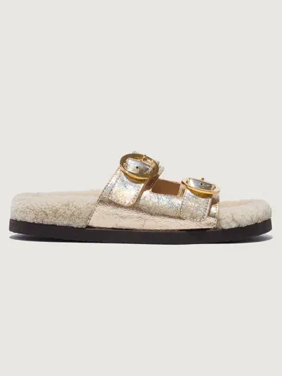 Odissi Yuki Sandal In Light Gold