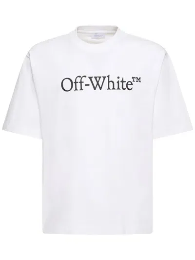 Off-white Off White Big Bookish Skate Cotton T Shirt