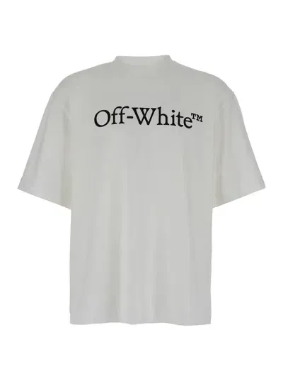 Off-white Bookish Logo Cotton T-shirt