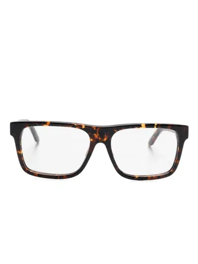 Off-white Eyewear Oerj079 Glasses In Brown