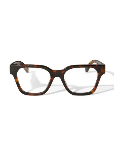 Off-white Eyewear Style 7p In Brown