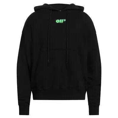 Pre-owned Off-white Off White Herren Sweater Ombb085s22fle0051070 1070 Kapuzenpullover In Schwarz