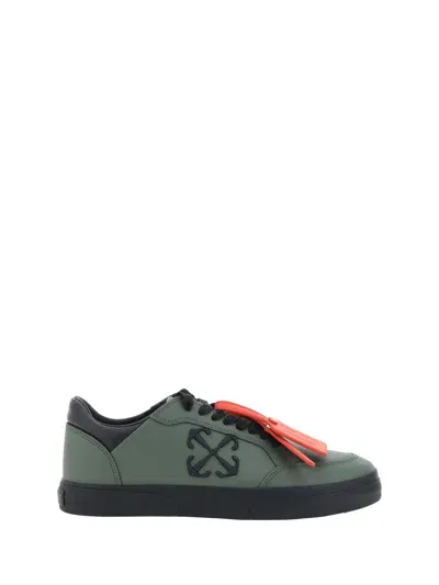 Off-white New Low Vulcanized Sneakers In Military